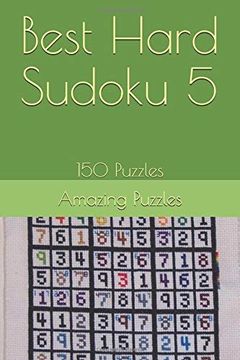 portada Best Hard Sudoku 5: 150 Puzzles (en Inglés)