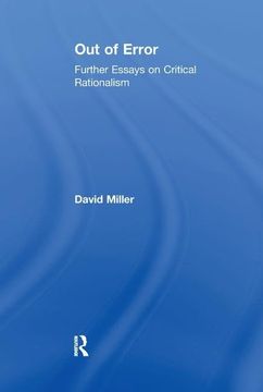 portada Out of Error: Further Essays on Critical Rationalism