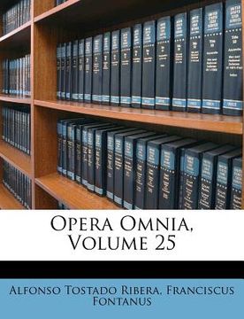 portada opera omnia, volume 25 (in English)