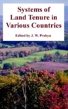 portada systems of land tenure in various countries (en Inglés)
