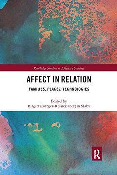portada Affect in Relation (Routledge Studies in Affective Societies) (in English)