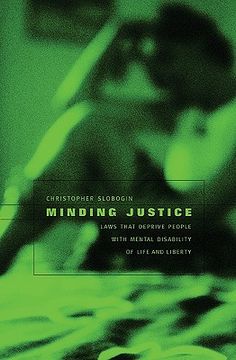portada minding justice: laws that deprive people with mental disability of life and liberty (en Inglés)
