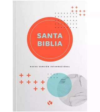 portada Biblia nvi Ultrafina Rustica Blanca/Naranja - Peniel (in Spanish)
