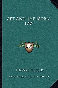 portada art and the moral law (en Inglés)