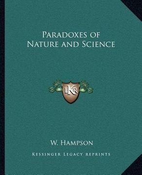 portada paradoxes of nature and science (en Inglés)