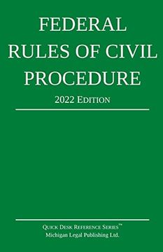 portada Federal Rules of Civil Procedure; 2022 Edition: With Statutory Supplement (en Inglés)