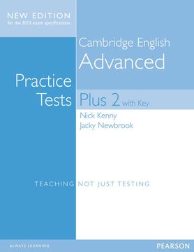 portada Cambridge Advanced Volume 2 Practice Tests Plus new Edition Students'Book With key (en Inglés)