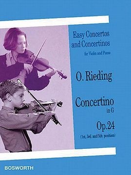 portada Concertino in G, Op. 24: Easy Concertos and Concertinos Series for Violin and Piano (en Inglés)
