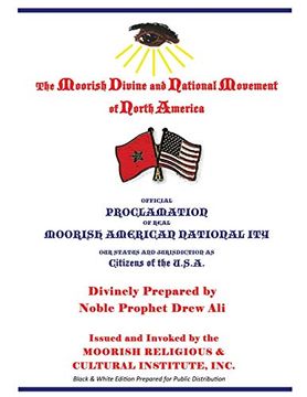 portada Official Proclamation of Real Moorish American Nationality: Black and White Edition Prepared for Public Distribution 