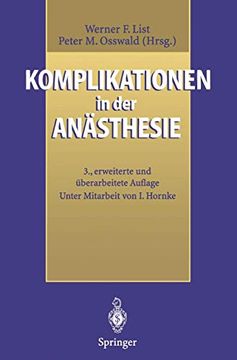 portada Komplikationen in der Anästhesie (in German)