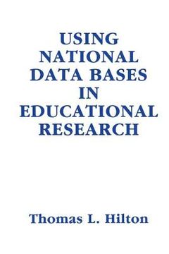 portada Using National Data Bases in Educational Research (en Inglés)