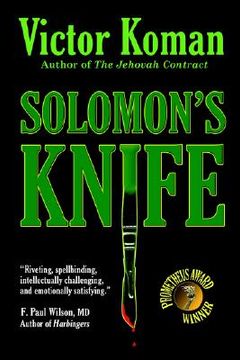 portada solomon's knife (en Inglés)