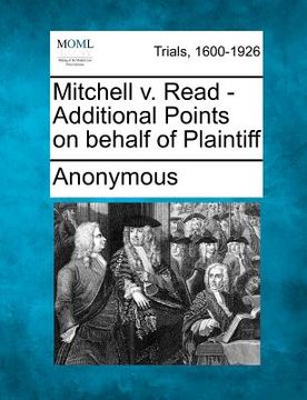 portada mitchell v. read - additional points on behalf of plaintiff (en Inglés)