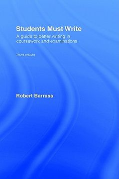 portada students must write: a guide to better writing in coursework and examinations (in English)