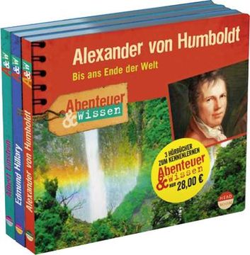portada Abenteuer & Wissen Kennenlernangebot: Alexander von Humboldt, Edmund Hillary, Albert Einstein (en Alemán)