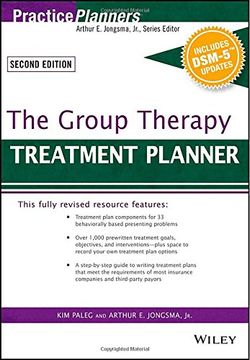 portada The Group Therapy Treatment Planner, with Dsm-5 Updates