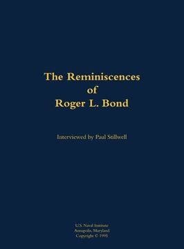 portada Reminiscences of Roger L. Bond (in English)