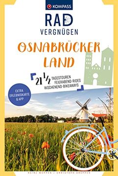 portada Kompass Radvergnügen Osnabrücker Land: 21 1/2 Feierabend-Rides, Tagestouren & Wochenend-Bikeaways (en Alemán)