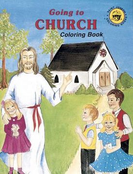 portada going to church coloring book (in English)