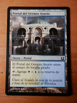 portada Carta Magic Portal Del Gremio Azorio. Tierra - Portal