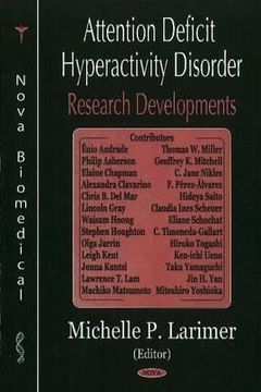 portada attention deficit hyperactivity disorder (adhd research developments (en Inglés)