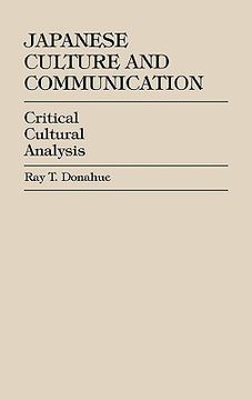 portada japanese culture and communication: critical cultural analysis (in English)