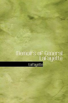 portada memoirs of general lafayette (in English)
