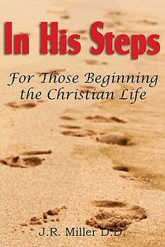 portada in his steps, for those beginning the christian life