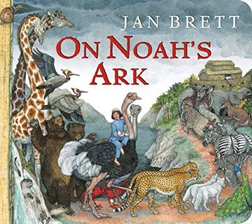 portada On Noah's Ark: Oversized Board Book (en Inglés)
