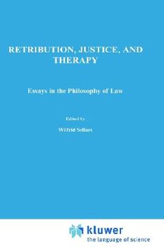 portada retribution, justice, and therapy: essays in the philosophy of law (en Inglés)
