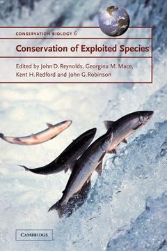 portada Conservation of Exploited Species Paperback (Conservation Biology) (en Inglés)