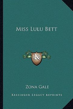 portada miss lulu bett (en Inglés)