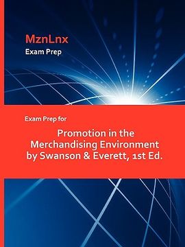 portada exam prep for promotion in the merchandising environment by swanson & everett, 1st ed.