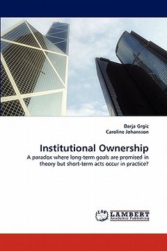 portada institutional ownership (en Inglés)