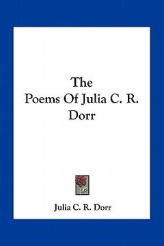 portada the poems of julia c. r. dorr