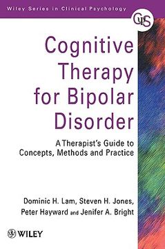 portada cognitive therapy for bipolar disorder: a therapist's guide to concepts, methods and practice (en Inglés)