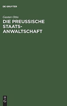 portada Die Preussische Staatsanwaltschaft (en Alemán)