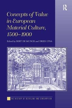 portada Concepts of Value in European Material Culture, 1500-1900 (en Inglés)