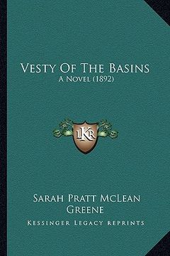 portada vesty of the basins: a novel (1892) a novel (1892) (in English)