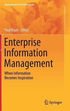 portada enterprise information management: when information becomes inspiration (en Inglés)