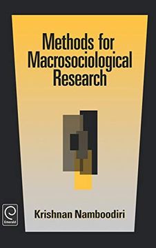 portada Methods for Macrosociological Research (en Inglés)