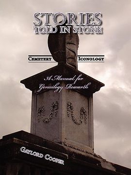 portada stories told in stone: cemetery iconology (en Inglés)