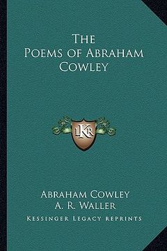 portada the poems of abraham cowley (en Inglés)
