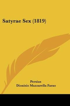 portada Satyrae Sex (1819) (en Italiano)