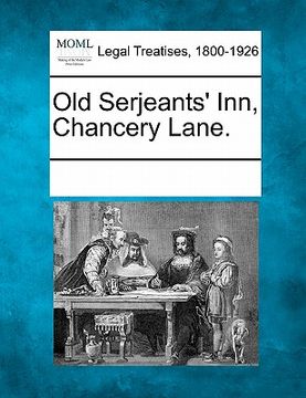 portada old serjeants' inn, chancery lane. (en Inglés)