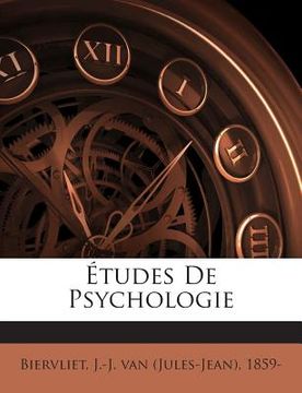 portada Études De Psychologie (in French)