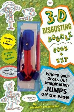 portada 3-d disgusting doodles book + kit [with 3-d glasses]