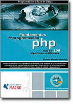 portada Fundamentos de Programacion php con cd Edicion 2011