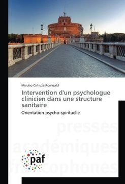 portada Intervention d'un psychologue clinicien dans une structure sanitaire (OMN.PRES.FRANC.)