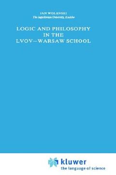 portada logic and philosophy in the lvov warsaw school (en Inglés)